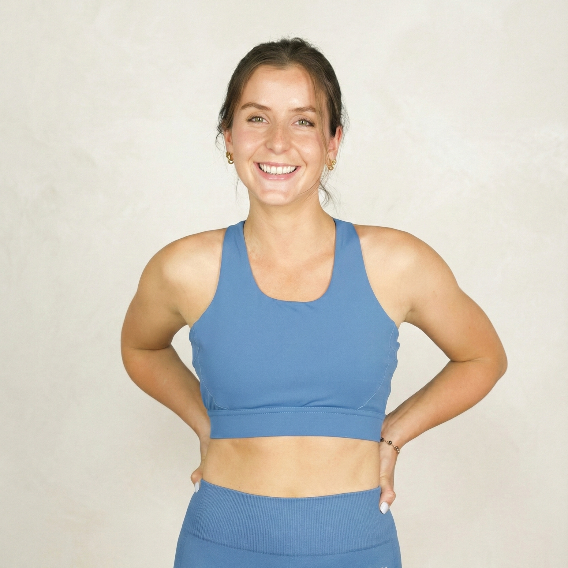 Conjunto Azul (Leggings + Peto)