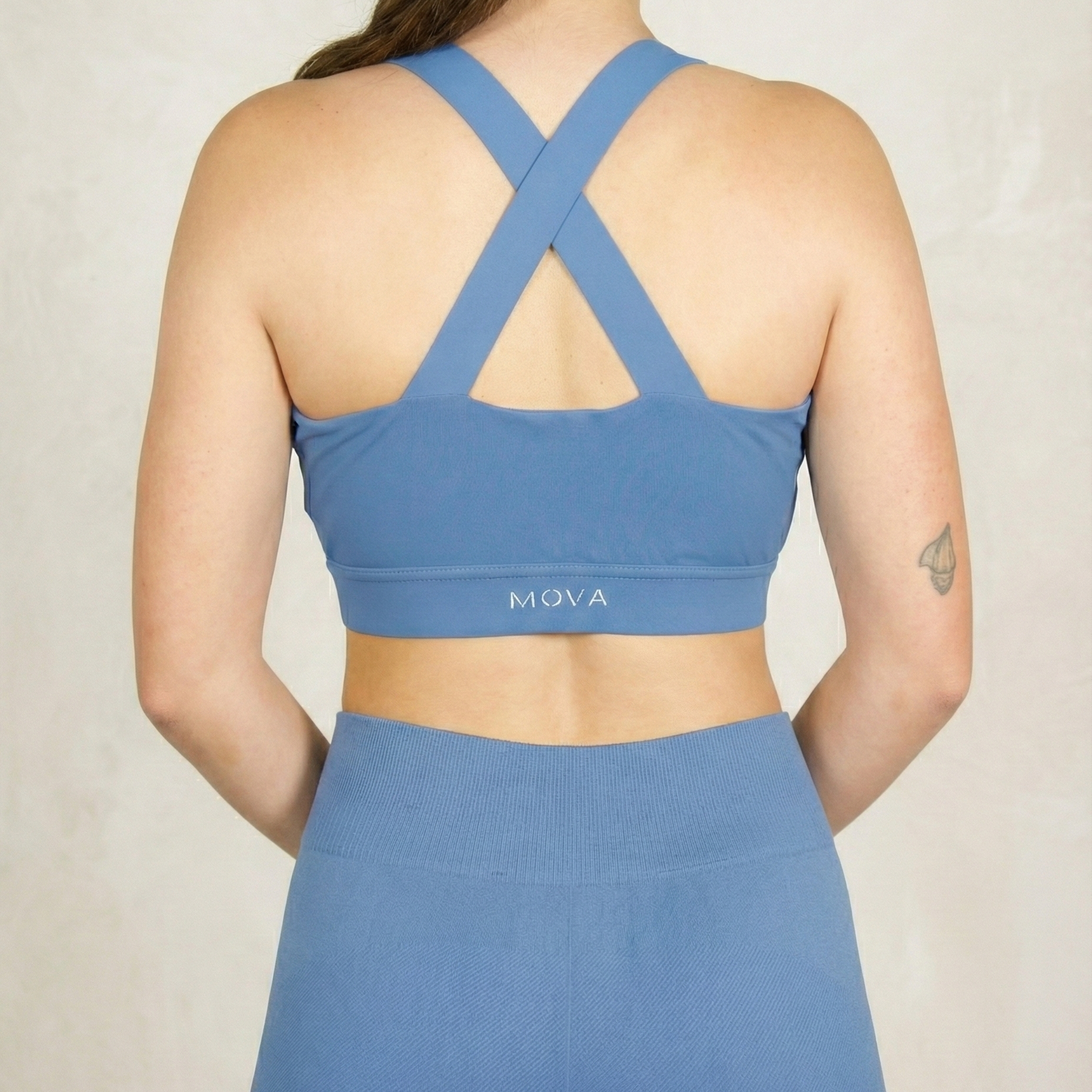 Conjunto Azul (Leggings + Peto)