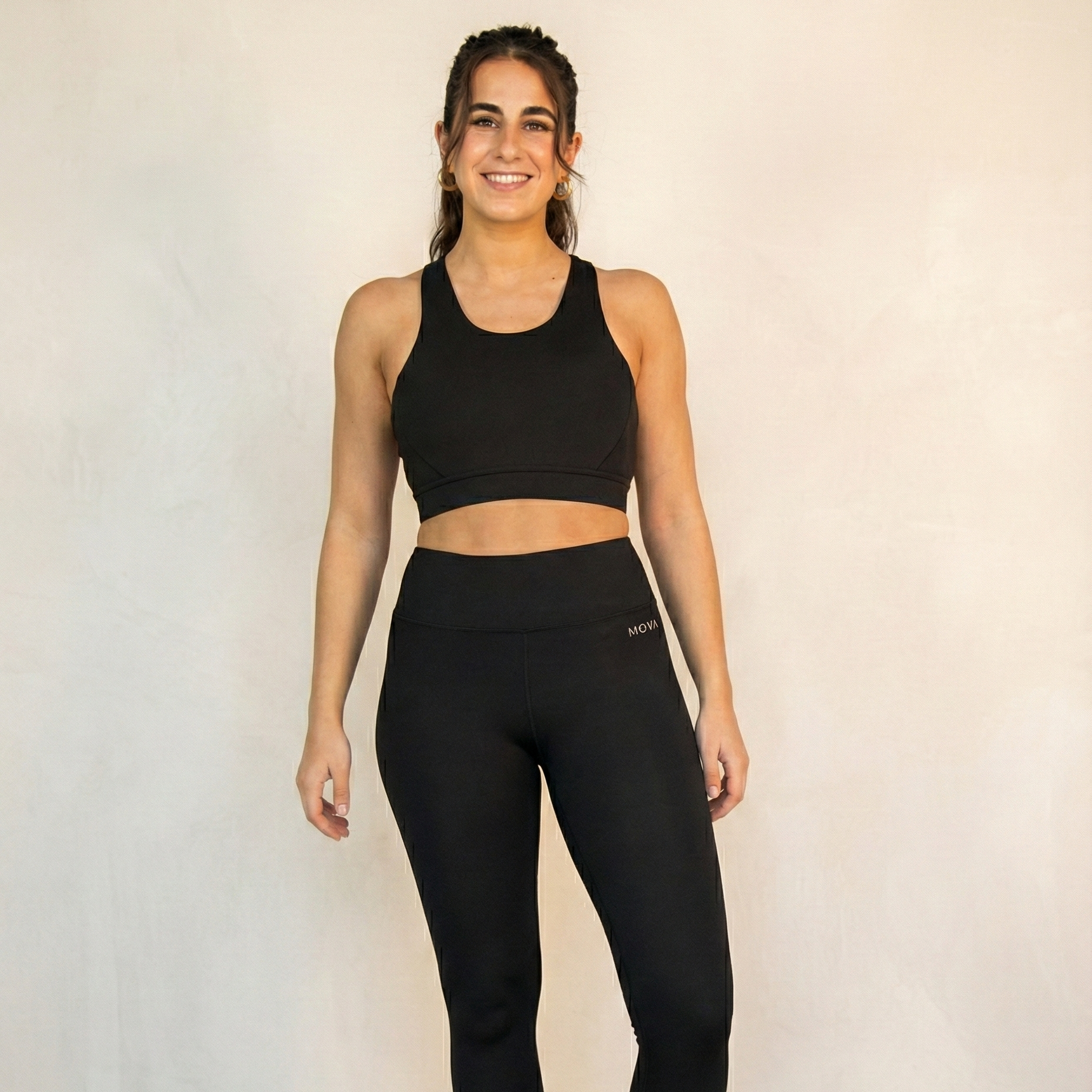 Conjunto Negro (Leggings + Peto)